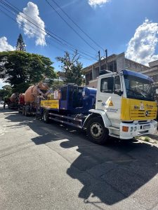 Bombeamento de comcreto usinado